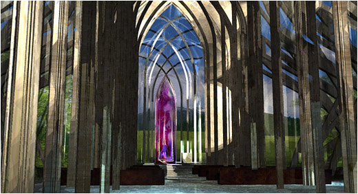 Environment - Nature Church: Toon Render