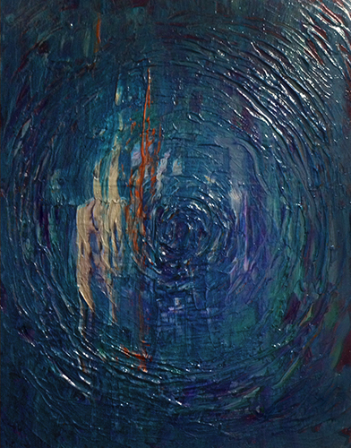 Paintings - Blue Abstract