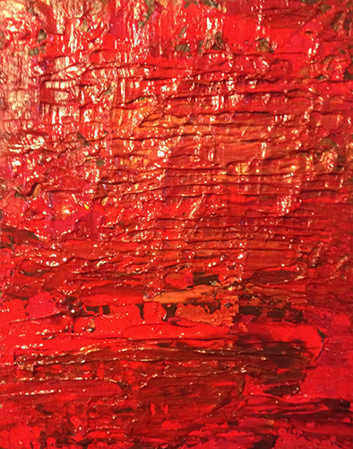 Paintings - Red Abstract