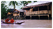 Color Photography - Monks on Water