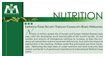 Brochures - Nutrition