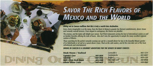 Brochures - Escape Tours Cancun