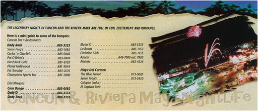 Brochures - Escape Tours Cancun