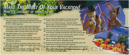 Brochures - Escape Tours Cancun