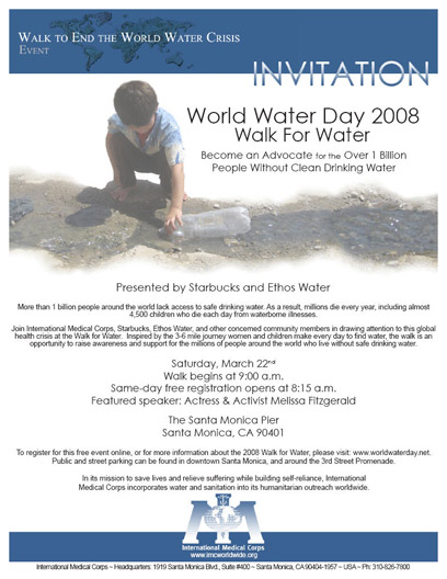 Event Promotion - Water Walk