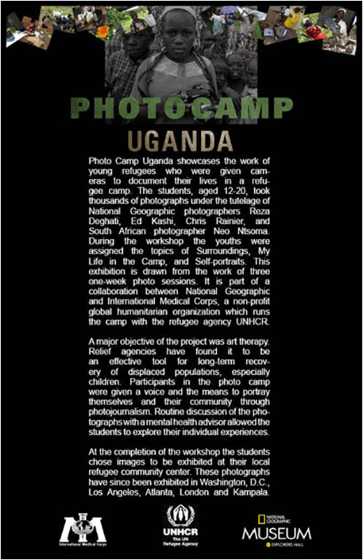 Event Poster - National Geographic Photo Camp Uganda